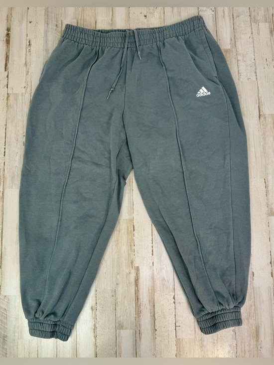 adidas Pants - Adidas Women’s 1X Climalite Sweatpants Gray Elastic Waist